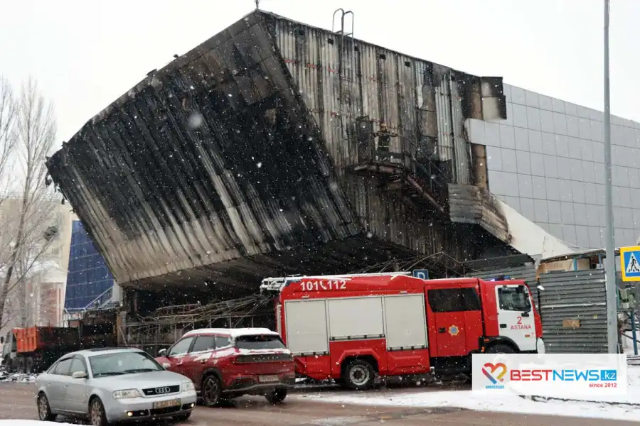 Сильный пожар в Астане - что происходит на месте ЧП 