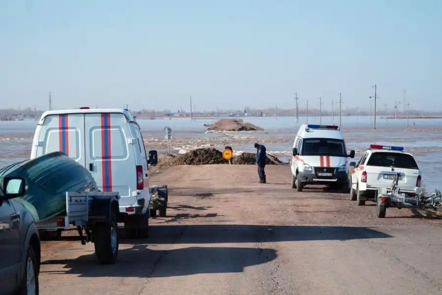 Критическая угроза паводков в Атбасаре миновала 