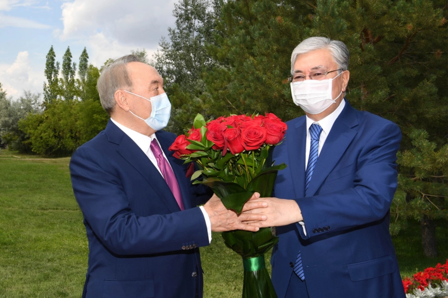 Касым-Жомарт Токаев поздравил Нурсултана Назарбаева 