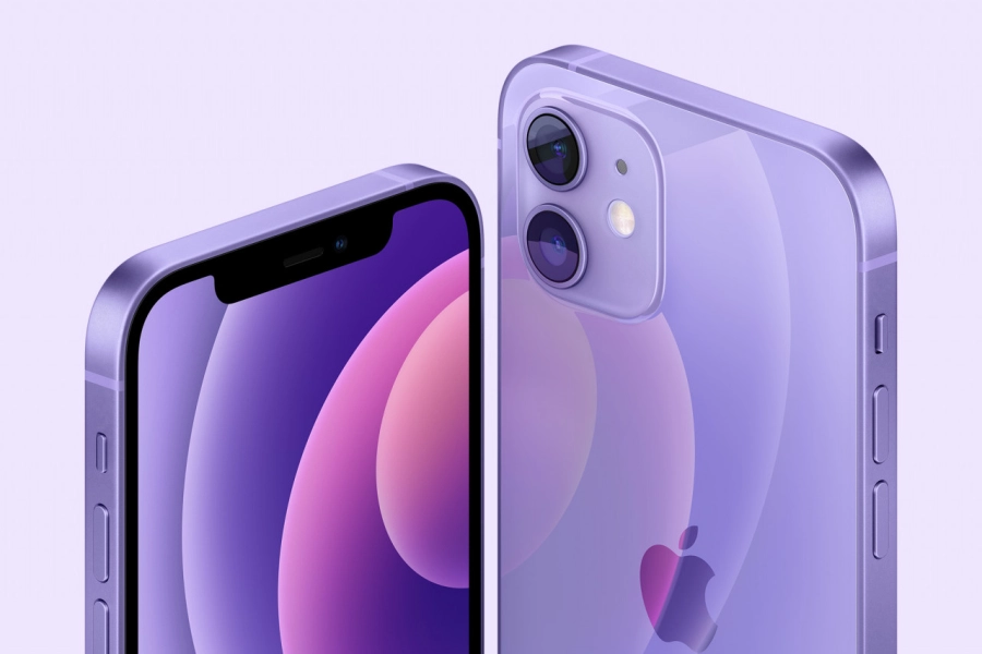 Apple представила iPhone 12 в новом фиолетовом цвете 