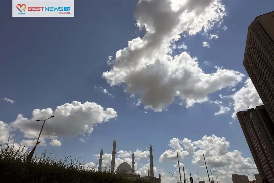 Возможен шквал и град: погода по Казахстану на 26 июля 