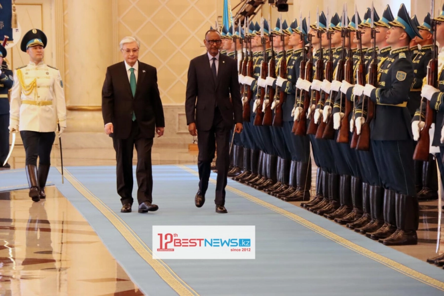 В Акорде начались переговоры Президента Казахстана и Президента Руанды 