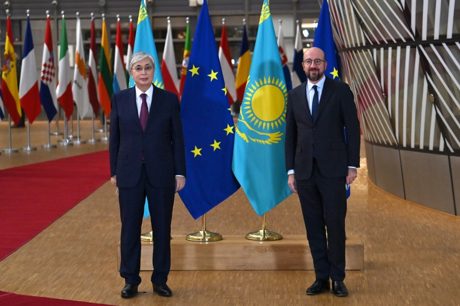 Президент Казахстана провел переговоры с Президентом Европейского Совета 
