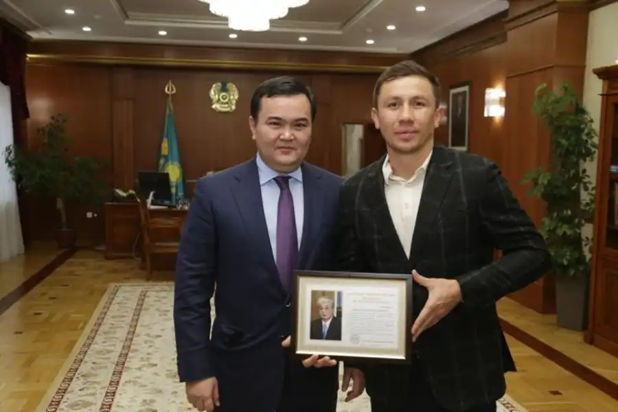 Касымбек и Головкин обсудили спортивное будущее Майкудука 