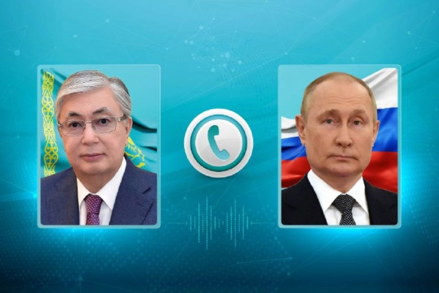 Токаев и Путин провели телефонный разговор 