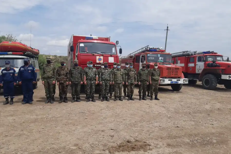 В Туркестанскую область прибыли дополнительные силы спасателей и техники 