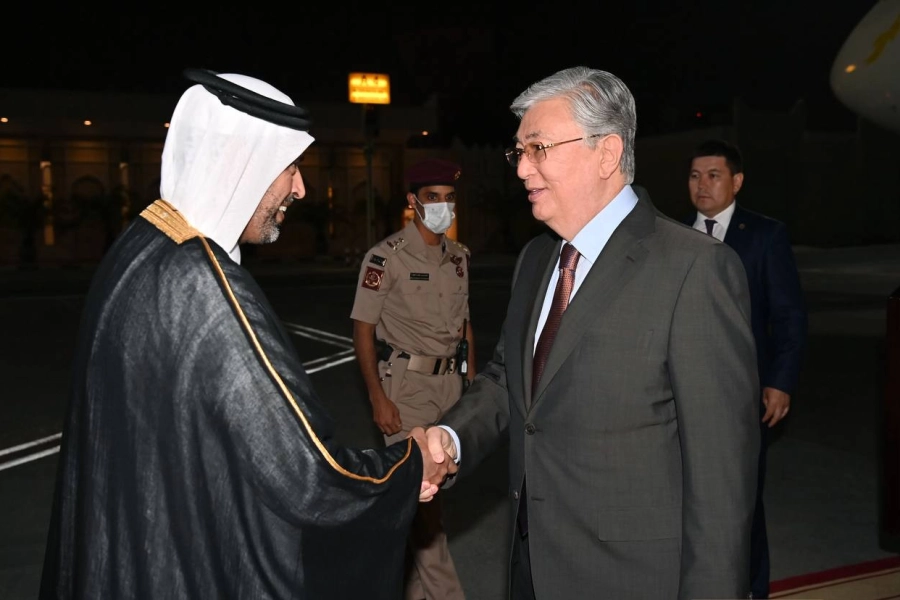 Президент Казахстана прибыл в Катар - фото 