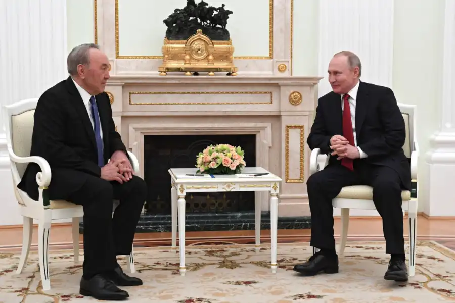 Что сказали друг другу Назарбаев и Путин на встрече в Кремле 