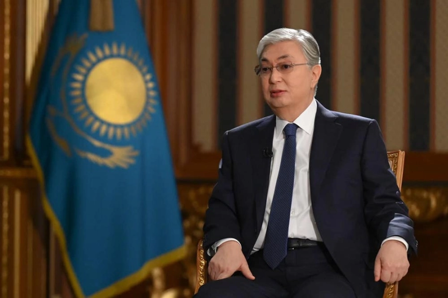 Январские события: полное видео интервью Президента Казахстана Касым-Жомарта Токаева 