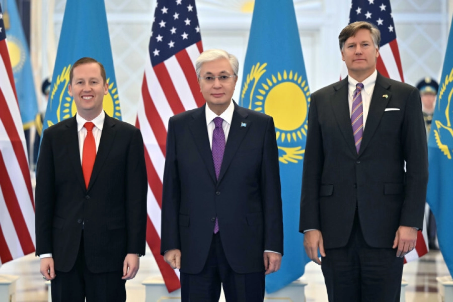 Глава государства принял представителей Президента США