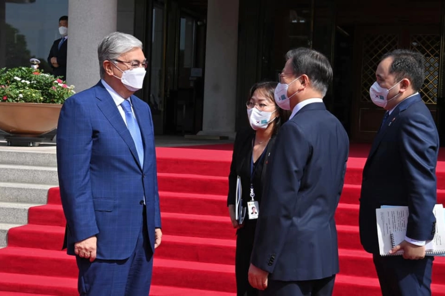 В Сеуле начались переговоры Президента Казахстана с Президентом Южной Кореи 