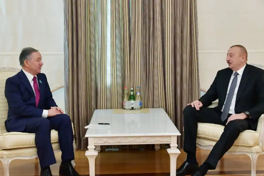 Президент Азербайджана принял председателя Мажилиса Парламента Казахстана 