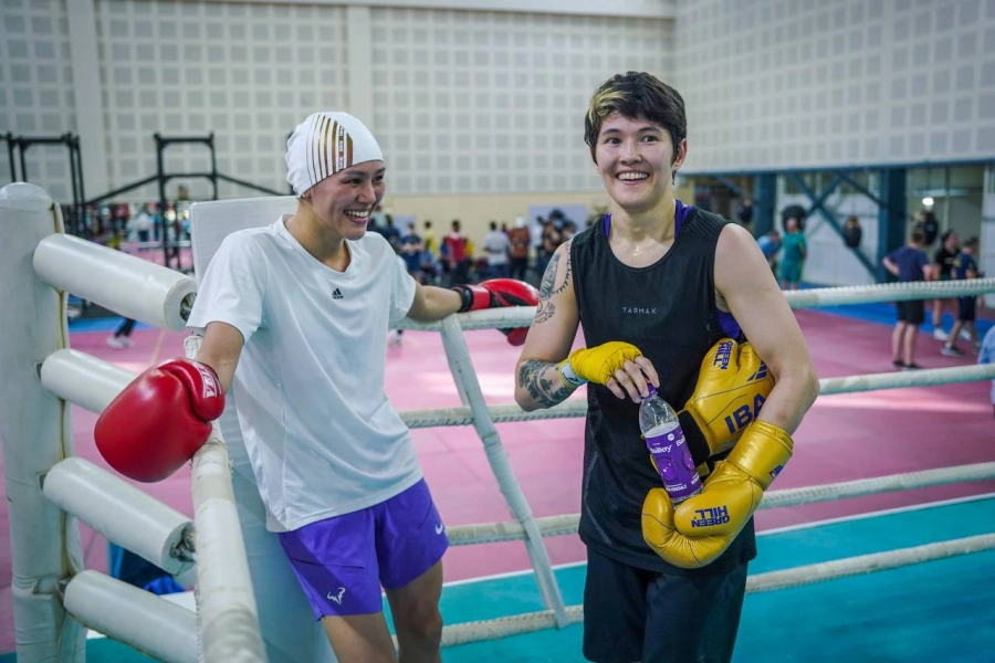Как боксёрши Казахстана тренировались перед ЧМ в Индии – фото 