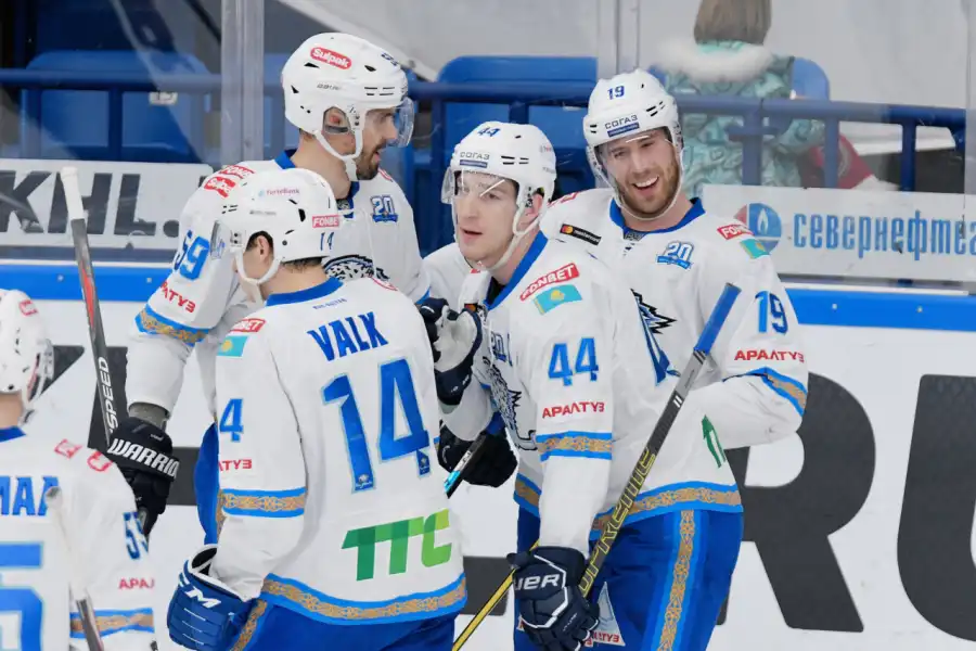 Состав Барыса на первый 2020 году матч с Динамо Рига 