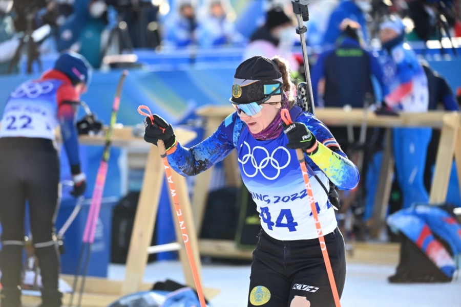 Отстрелялась: казахстанка Вишневская выступила в биатлоне на Олимпиаде-2022 