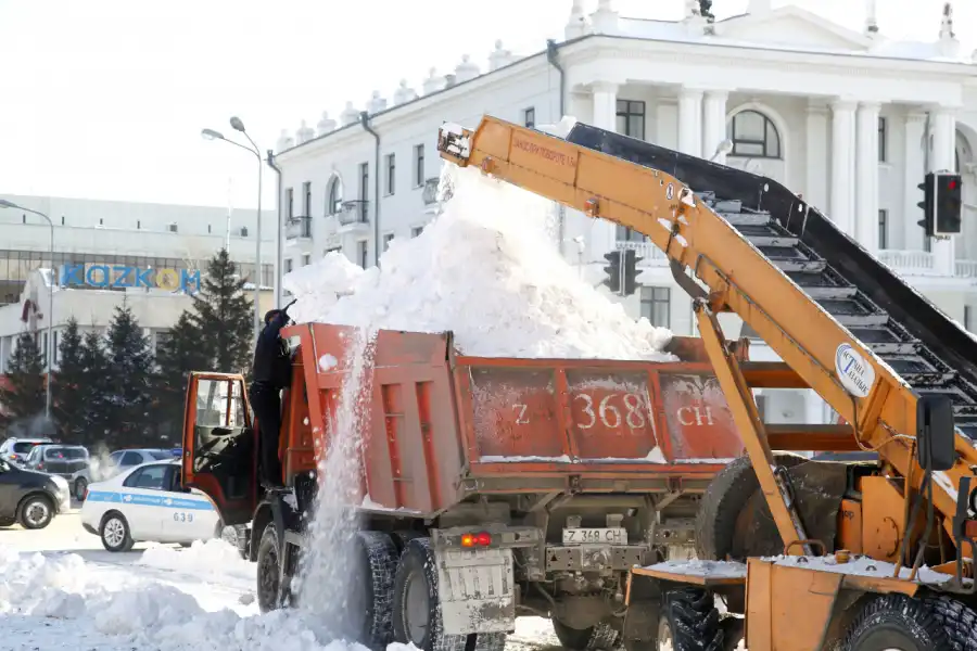 Сколько снега вывезли из Нур-Султана после снегопада 