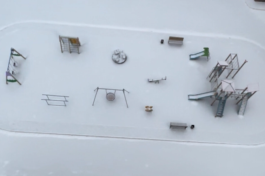 Астана дождалась настоящего снегопада  