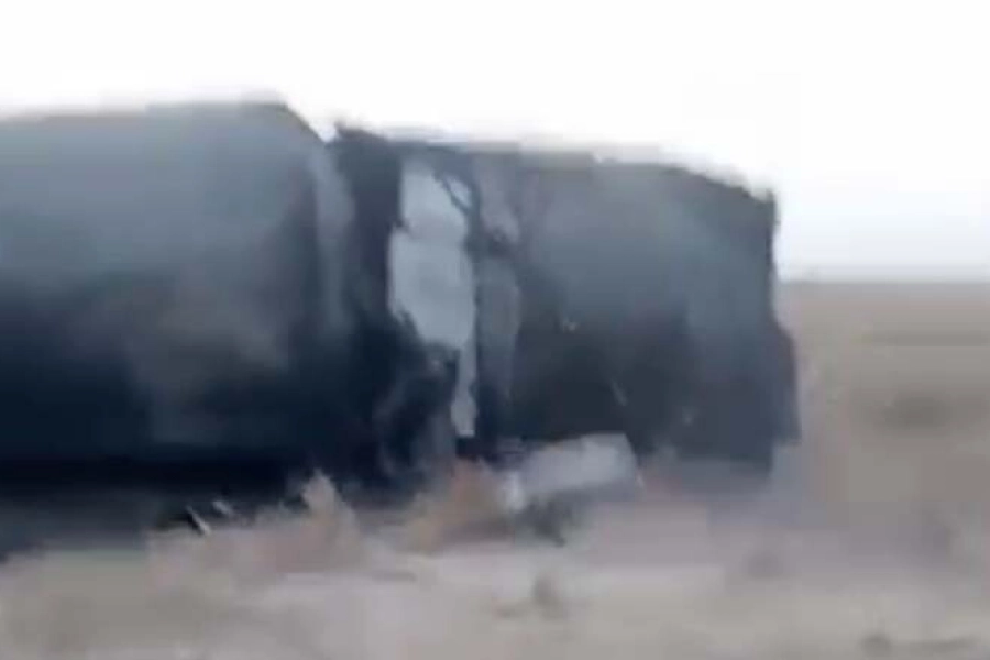 После запуска с Байконура в области Улытау нашли ступень ракеты 