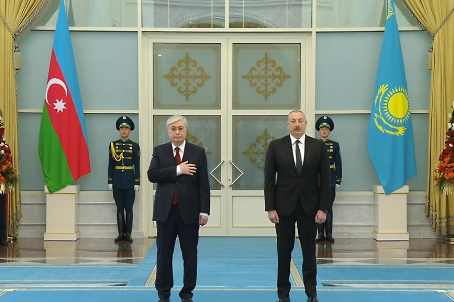 В Акорде начались переговоры Президентов Казахстана и Азербайджана  